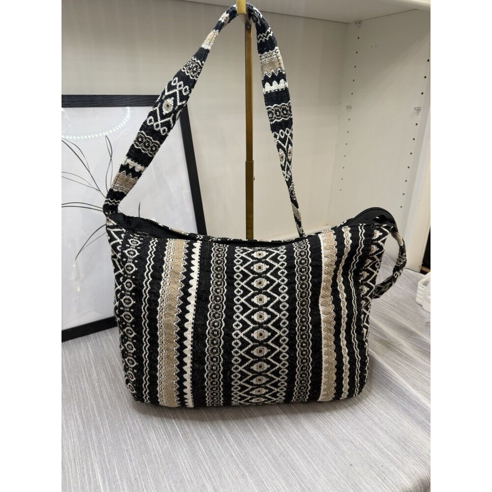 Crossbody Bags Tribal Style Shoulder Bag, Hobo Crossbody Striped Pattern